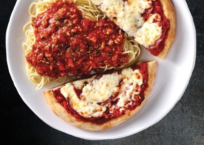 pizza spaghetti