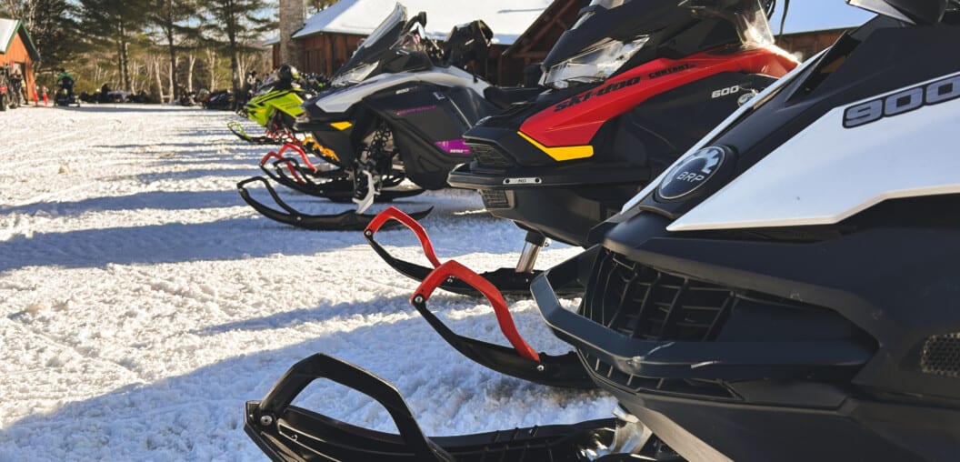 Manon's snowmobile adventures in the Upper-Laurentians outfitters